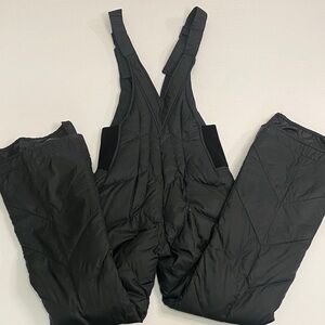 First Down Quilted Insulated Snow Bibs